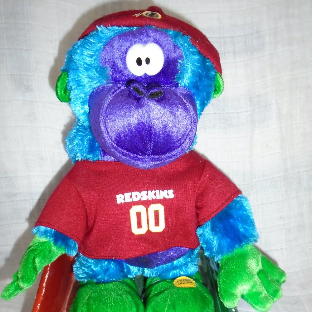 2007 GEMMY FUNKY MONKEY NFL WASHINGTON REDSKINS Dancing/Singing "Wiggle it"